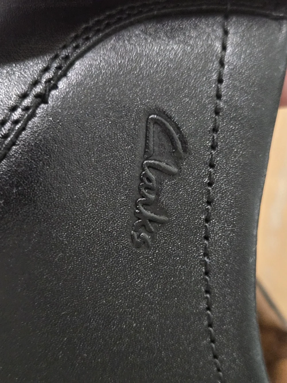 Clarks Whiddon Cap Men’s 10M Black Leather Cap Toe Oxford Dress Shoes
